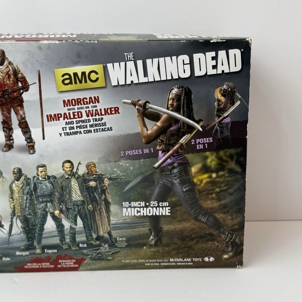 The Walking Dead Morgan with Impaled Walker Deluxe Figure Box Set AMC McFarlane